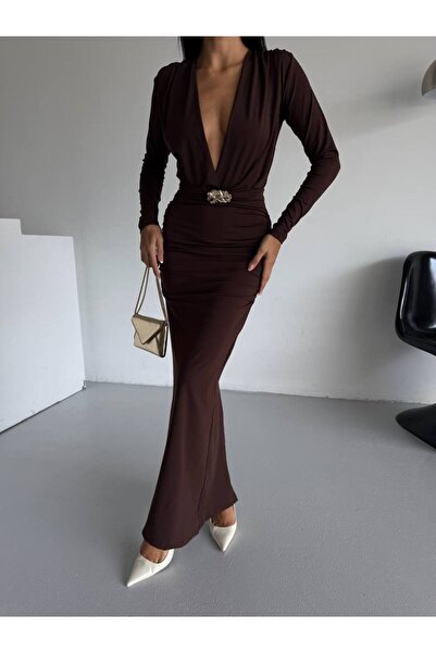 bayansepeti New Season Accessory Detailed Shoulder and Waist Gathered Women's...