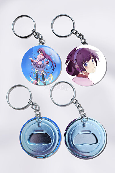 ZipZap Breloc decorativ pentru geantă anime Monogatari (2 bucăți)