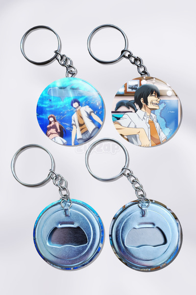 ZipZap Μπρελόκ Διακοσμητικό Τσάντας Άνιμε Grand Blue (2 ΤΕΜ)