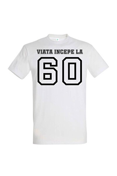 Printees Tricou bărbat - Viața începe la 60