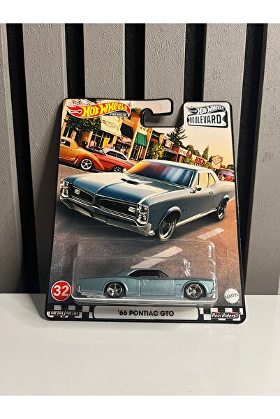 HOT WHEELS Premium 66 Pontıac GTO Model Araba (Gri)