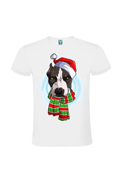 Printees Tricou bărbat - Pit Bull de Crăciun