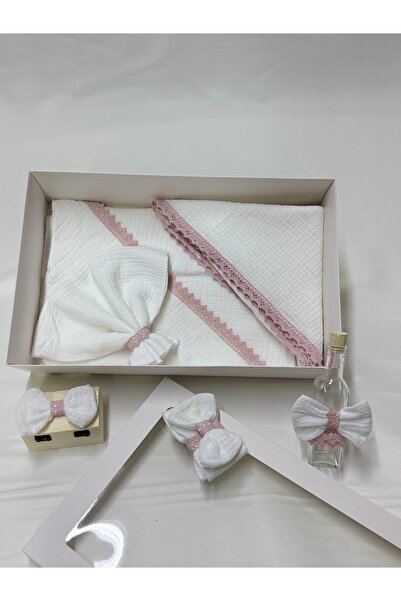 OEM Trusou Botez Bebeluș din Muselină – Set Complet