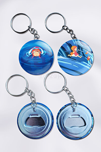 ZipZap سلسلة مفاتيح على شكل زينة حقيبة من أنمي بونيو (قطعتان)