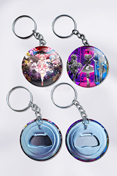 ZipZap Puella Magi Madoka Magica Anime Torba Ukras Privezak za ključeve Šarm ...