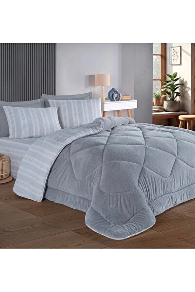 EmayeBurada Kristal Soft Relax Tek Kişilik Uyku Seti - Çift Taraflı - Wellsof...