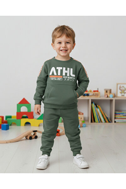 Egelite Boy's Transitional 2-3-4-5-6 Years Old Compact Tracksuit Set, Sweatsh...