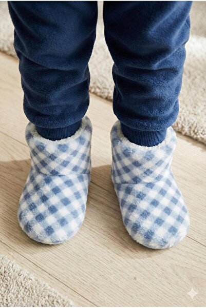 Numix Baby Kids Bebek-Çocuk, Panduf, Kışlık Peluş, Kaymaz Taban, Yumuşak Ev B...