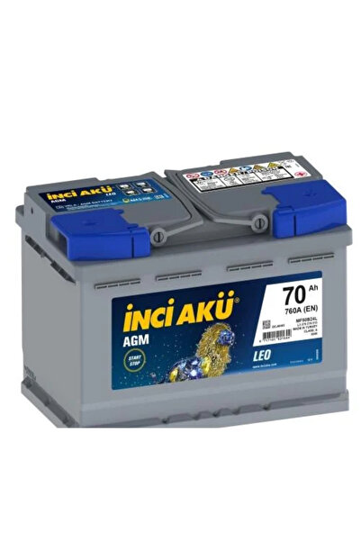 İNCİ AKÜ 70ah Agm