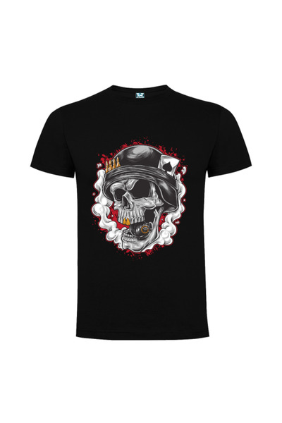 Printees Tricou bărbat - Skull Soldier Grenade
