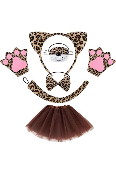 Generic Oshima Leopard Print Costume Set