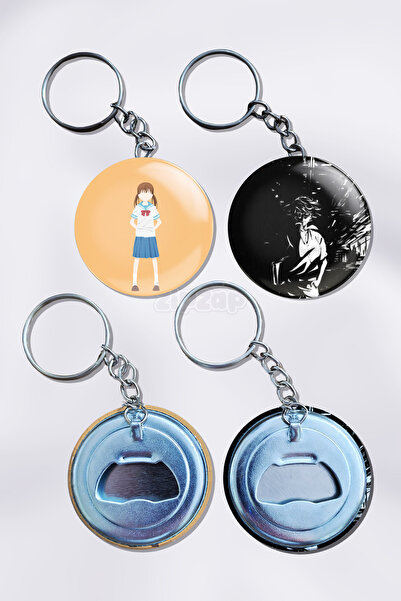 ZipZap Breloc decorativ pentru geantă cu tematică anime 3-gatsu no Lion (2 bu...