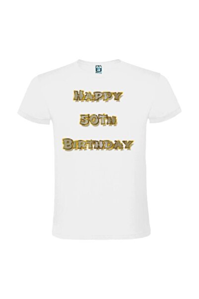 Printees Tricou bărbat - Happy 50th Birthday