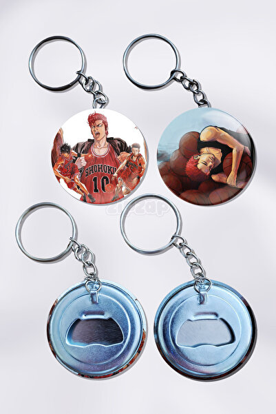 ZipZap Slam Dunk Anime Bag Ornament Keychain Charm (2 Pcs)