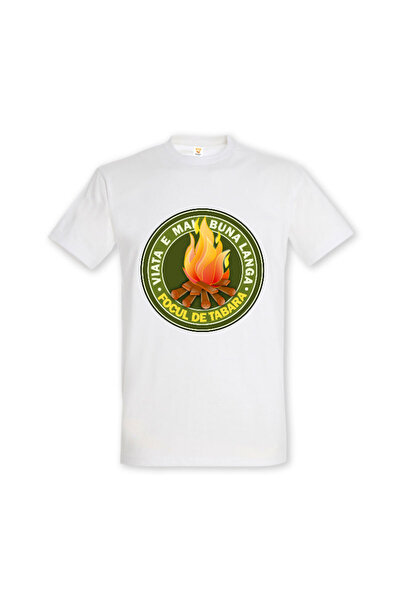 Printees Tricou „Viața e mai bună lângă focul de tabără”