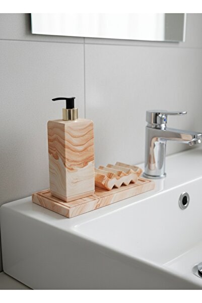 AVZEMA HOME Banyo seti sabunluk sabun lavabo seti