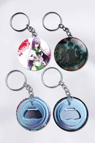 ZipZap Breloc decorativ pentru geantă anime Highschool of the Dead (2 BUC)