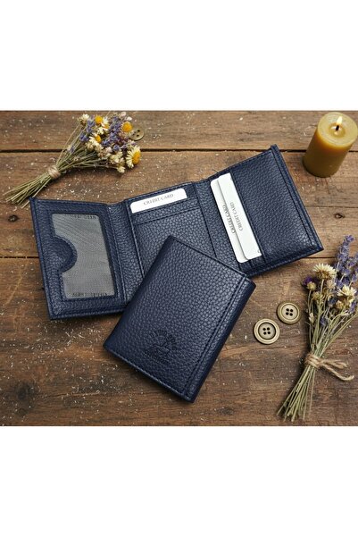 PASSTELL Erkek Cüzdan Katlanır Dikey Spor Model Gizli Mıknatıs Kapamalı