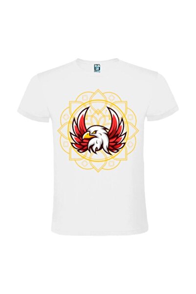 Printees Men's T-shirt - Red Wings Eagle