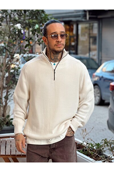 manch collection Jumătate de fermoar supradimensionat din material subțire Sw...