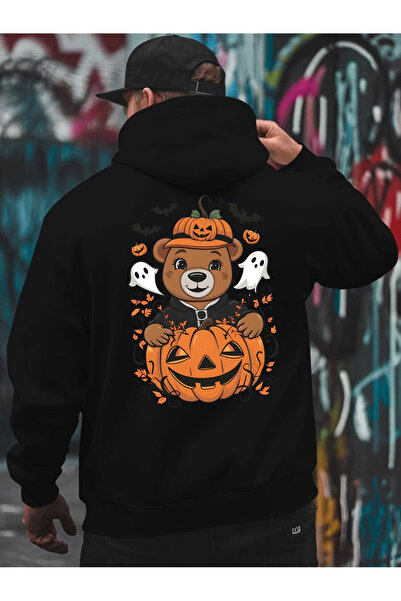 Sweet Cotton Unisex Oversize Wide Cut Cotton Soft Textured Basic Hooded Sweat...