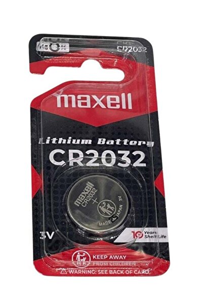 Maxell Batteries CR2032 Lithium Battery, 3V, Coin Cell (1 piece)