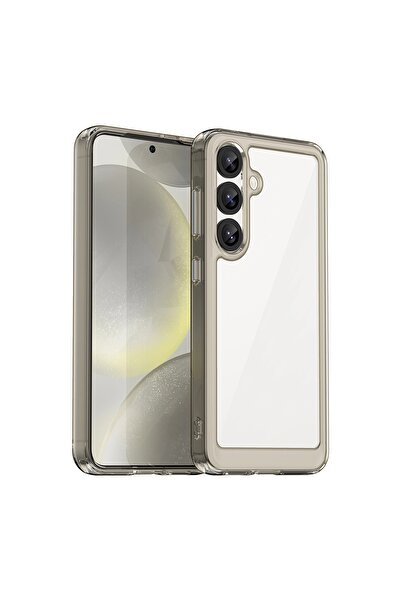 OEM Samsung Galaxy S25 Edge Black Clear Protective Case