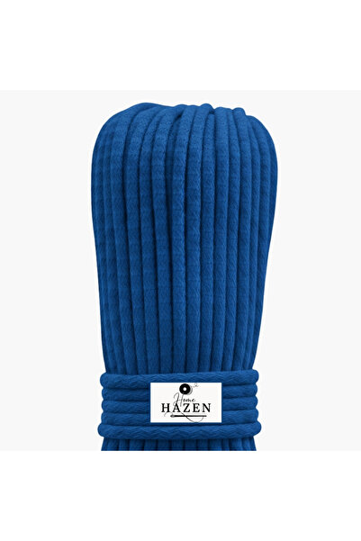 Hazen Home حبل قطني 4-5 مم 500 جرام / 45-50 متر لصنع السلال، السوبرا، الحقائب...