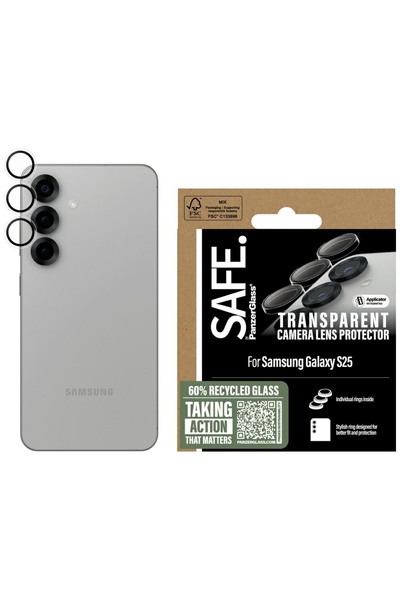 CARE by PanzerGlass® Протектор за обектив PanzerGlass SAFE за Galaxy S25