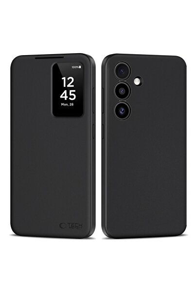 Tech-Protect Smart Wallet Case for Samsung Galaxy S25 - Matte Black