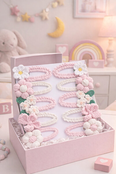 afralya home Knitted 5-Piece Buckle Set