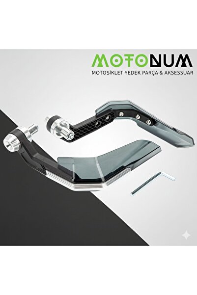 Motonum Honda Adv 350 Manet Koruma Rüzgar Önleyici-Gri Detaylı-Mkm00134