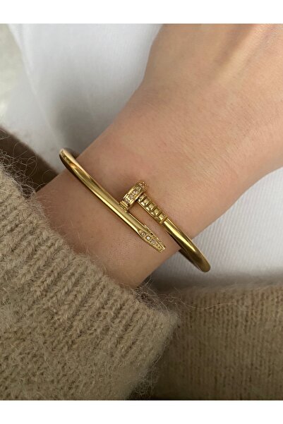 Pinery Jewels إصدار محدود - سوار نسائي من الفولاذ المقاوم للصدأ مرصع بحجر الز...