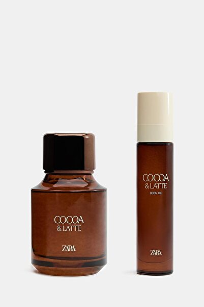Zara COCOA LATTE & BODY OIL 100ML (3.4 FL. OZ) + 50ML (1.7 FL.OZ)