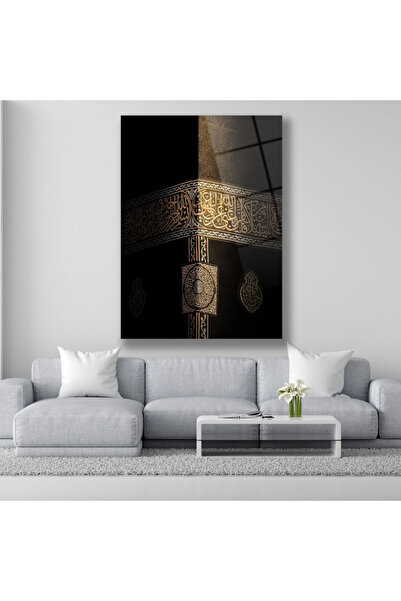 DEKORİCACAM Kabe Cam Tablo
