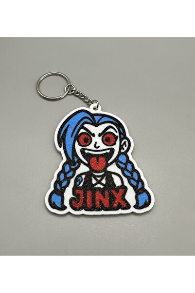 FreshWolf Jinx and Vie Keychain Arcane Lol League of Legends