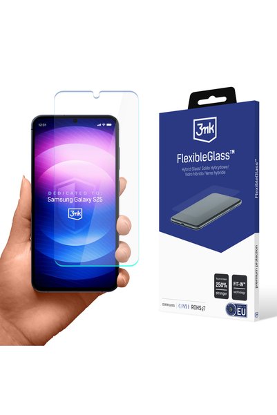 3MK Протектор за екран с гъвкаво стъкло за Samsung Galaxy S25