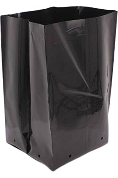 ABK PLASTİK Fide Torbası Peyzaj Torbası Fidan Poşeti 17X30 cm 100 Adet -