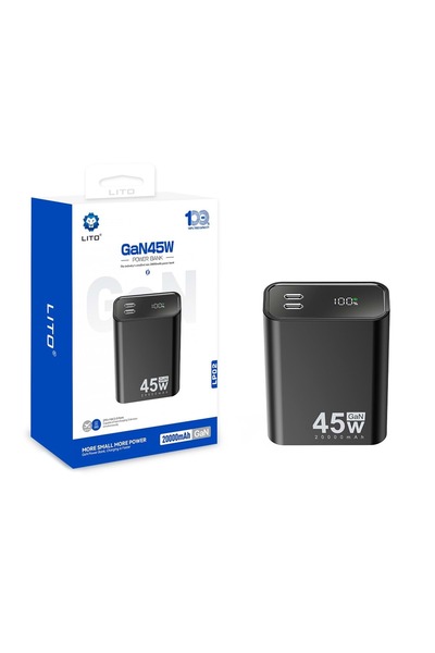 Lito LP02 20000 Mah Gan 45w Powerbank