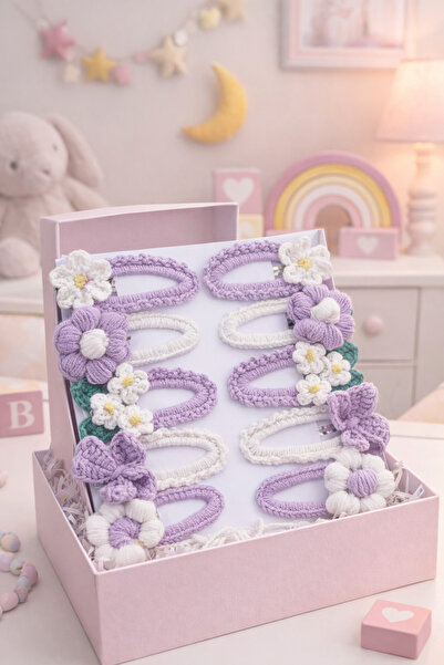 afralya home Knitted 5-Piece Buckle Set