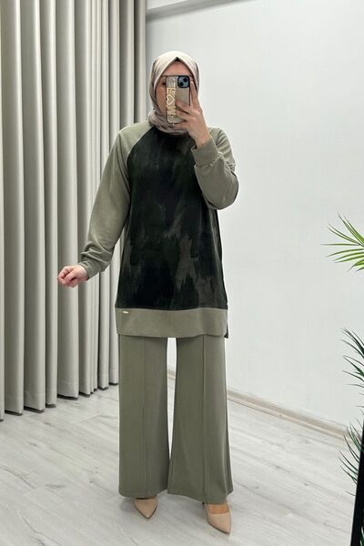 T Moda Store Tripen Önü İpek Kupra Kumaş Detaylı Yanları Gold Fermuarlı Bambu...