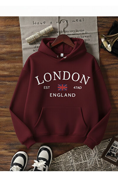 Mayer Butik سويت شيرت للجنسين للرجال/النساء لندن ملون مخصص مطبوع قطن قصة فضفا...