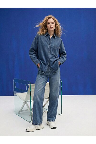 Ltb Lira Slim Fit Mid-Waist Blue Jeans