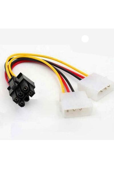 Tograt 6 Pin 4 Pin Molex Ekran Kartı Kablosu - 6 Pin Power Güç Kablosu
