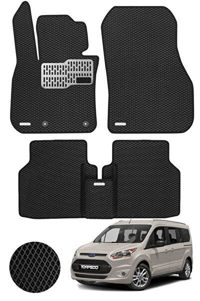 TORPEDO Ford Connect 2014-2022 Arası Uyumlu Hücreli Premium Eva Paspas Seti T...