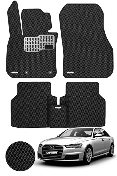 TORPEDO Audi A6 C7 2011-2018 Arası Uyumlu Hücreli Premium Eva Paspas Seti Tam...