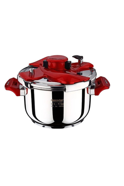 Hascevher طنجرة ضغط جالاكسي 5 لتر