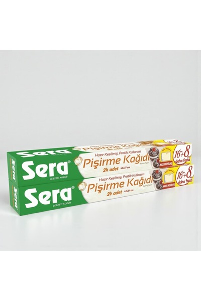 SERA 2 قطعة ورق خبز 24 قطعة × 2 قطعة