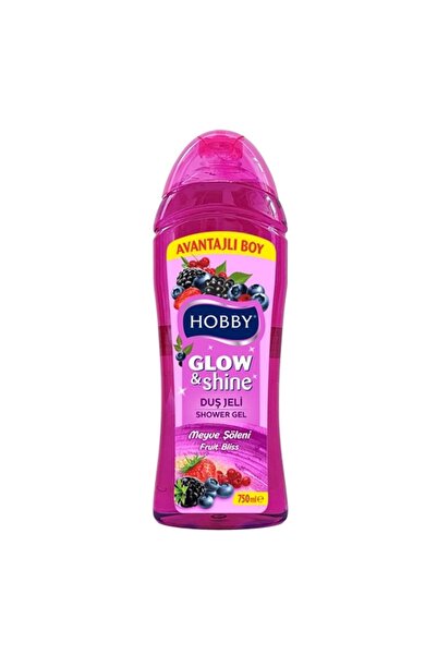 Hobby 2 قطعة جل استحمام جلو آند شاين فواكه 750 مل