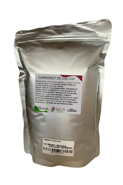 Agrovin Carbonat de calciu, corector pentru reducerea aciditatii (1000g)